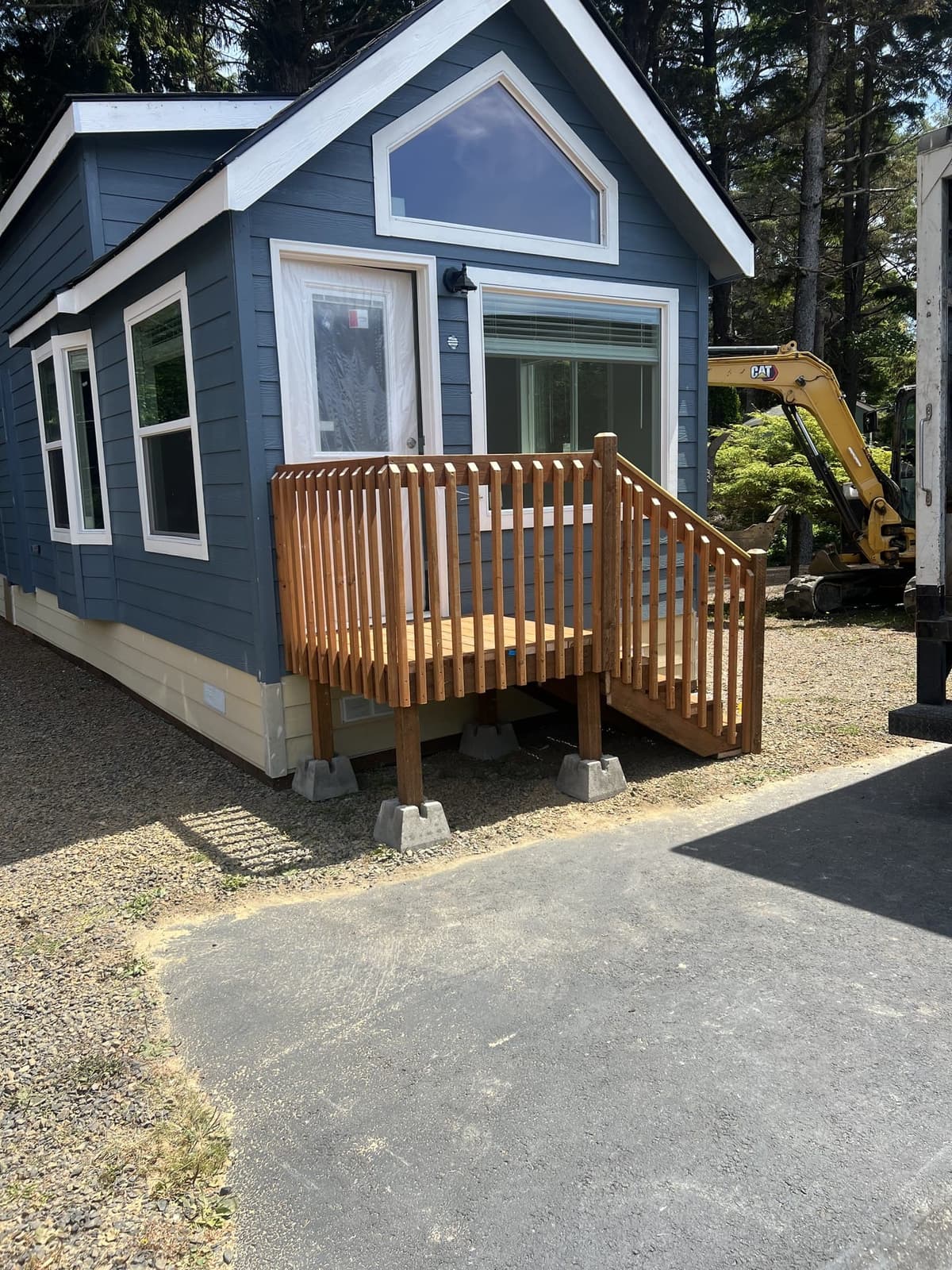 Backyard Manufactured Home ADU Setup in Salem, OR